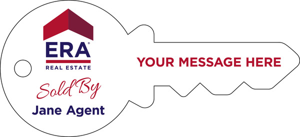 Key Shaped Agent Sign Panel, 16h x 35w, 3MM Aluminum Composite
